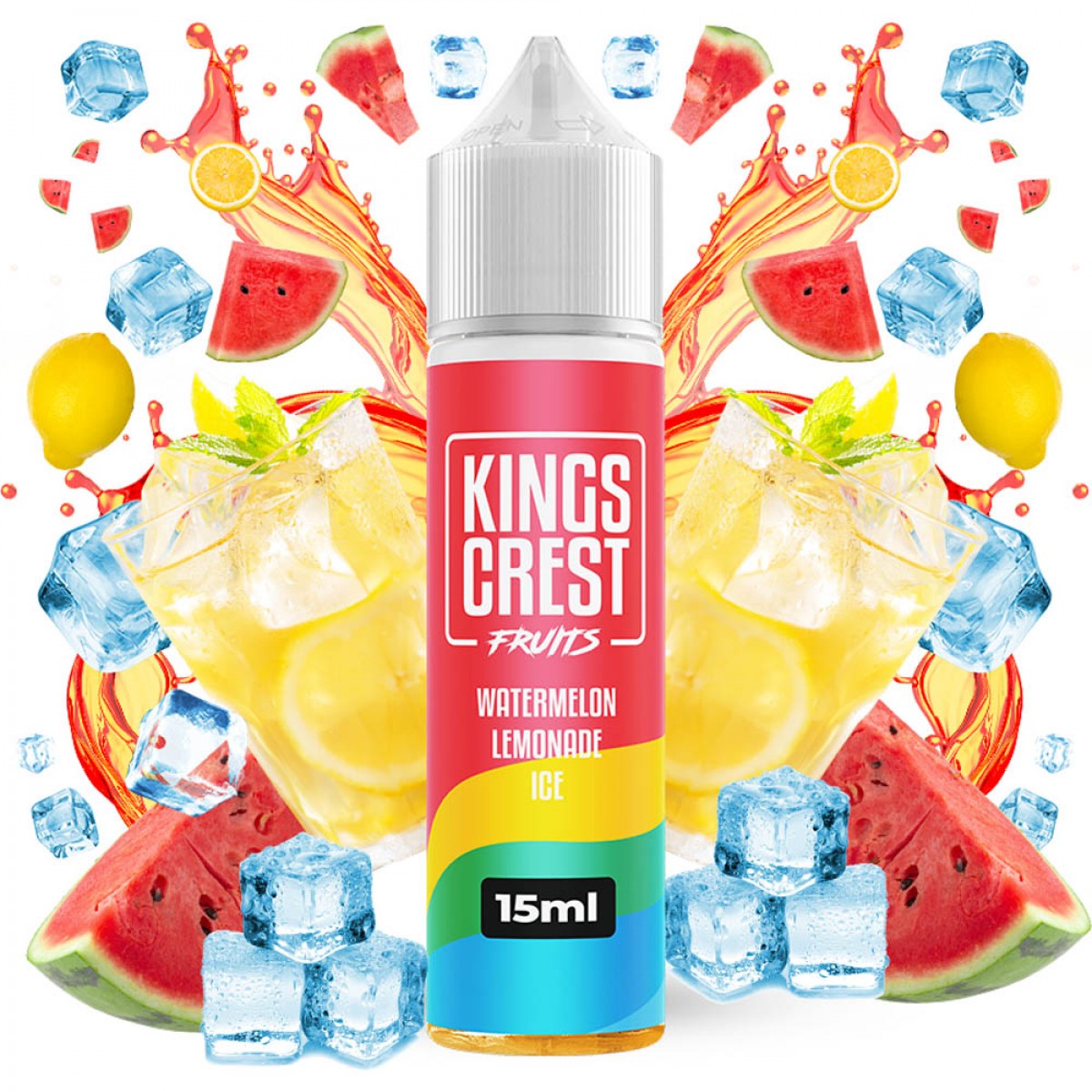 Kings Crest Fruits Ice Watermelon Lemonad15/60ml Flavorshot